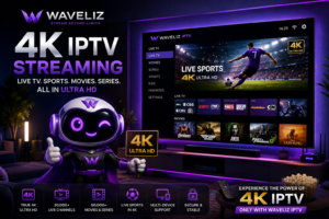Best 4K IPTV service streaming live sports movies and TV channels in 4k