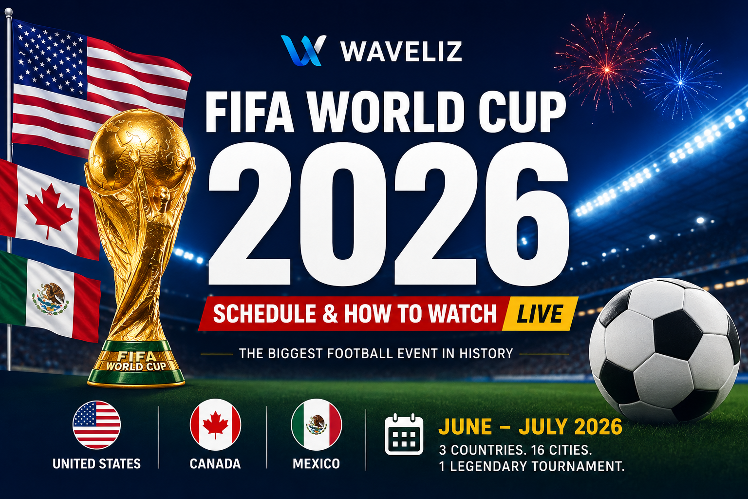 fifa world cup 2026 with waveliz in 4k